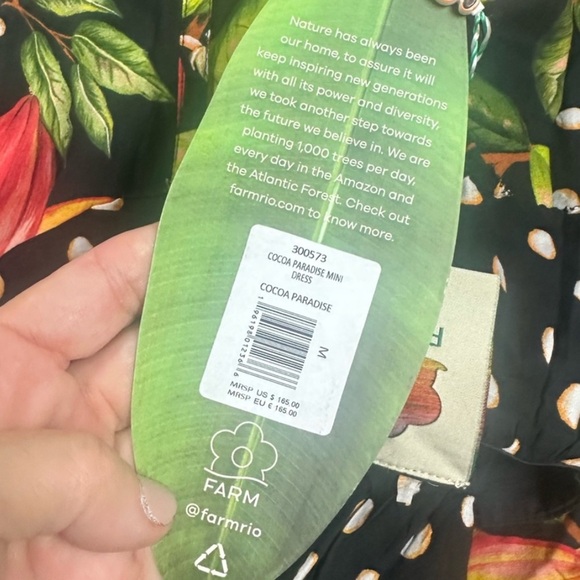 FARM Rio Cocoa Paradise Dress- XS,M - Picture 9 of 10